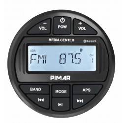 RADIO STEREO MARINO TONDO  CON BLUETOOTH 4x50W