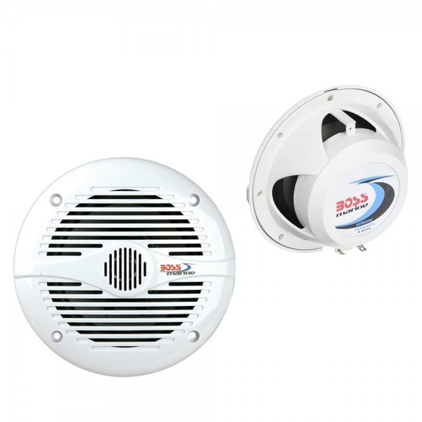 Coppia casse Boss Marine bianche 150W