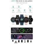 Smartwatch Orologio Fitness schermo da 1,3" Full Touch  IP68 SPORT MUSICA CARDIO color Nero