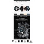 Smartwatch Orologio Fitness schermo da 1,3" Full Touch  IP68 SPORT MUSICA CARDIO color Nero