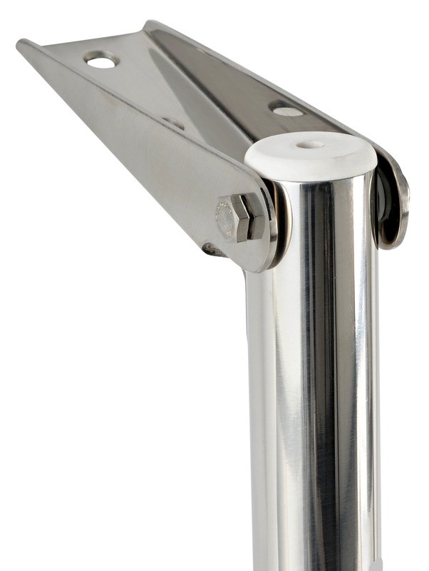 Scaletta Telescopica In Acciaio Inox 316 - 4 Gradini, Lucidata A Specchio, Compatta E Resistente