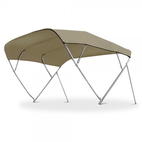 Tendalino 4 archi in acciaio inox 240x200x140 ø 22mm beige Tendalino 4 archi in acciaio inox 240x200x140 ø 22mm beige
