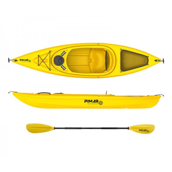Kayak canoa pimar 10004 yellow  da 305 cm + 1 gavone + 1 pagaia + 1 seggiolino sport 