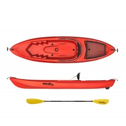 Kayak canoa pimar 10010 red da 266 cm + 1 gavone + 1 pagaia + 1 seggiolino sport 