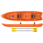 Kayak 2 posti - canoa da 340 cm ARANCIONE + 2 pagaie + 2 seggiolini sport biposto Kayak 2 posti - canoa da 340 cm ARANCIONE + 2 pagaie + 2 seggiolini sport biposto