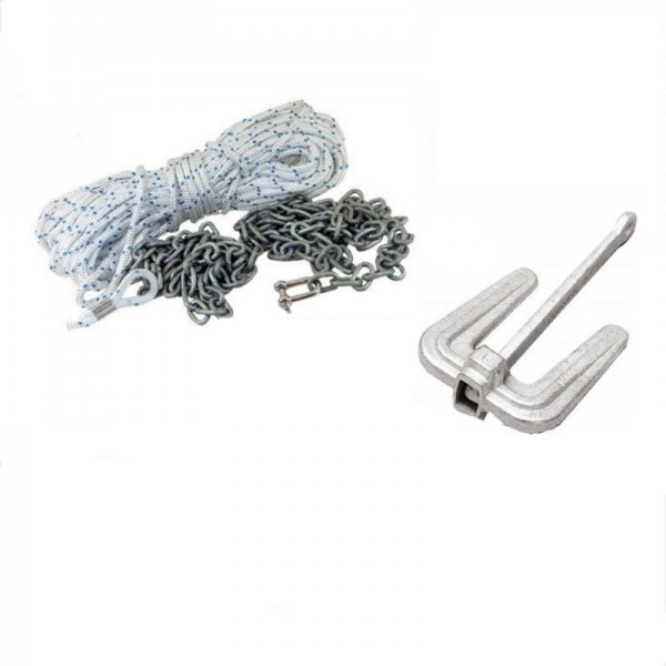 Kit ormeggio ancora hall 4 kg Kit ormeggio ancora hall 4 kg
