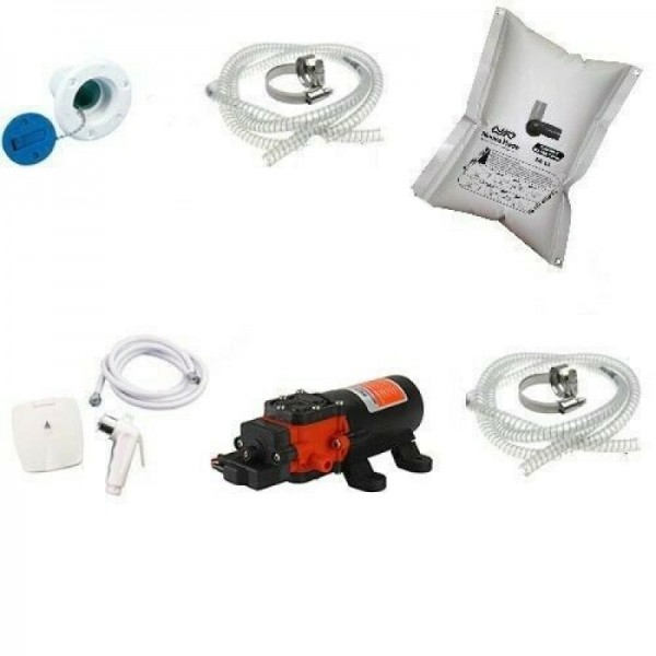 Kit installazione completo per doccia con sacca morbida Kit installazione completo per doccia con sacca morbida