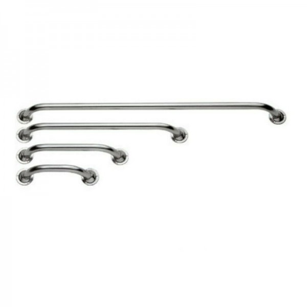 Maniglia corrimano tienitibene in acciaio inox 316 lucidato a specchio con viti 560mm