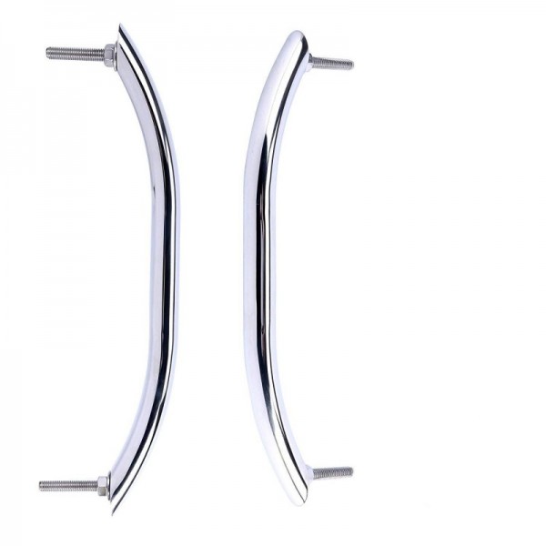 Maniglia corrimano in acciaio inox con prigionieri 400 mm