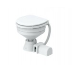 WC marino elettrico 12V in porcellana bianca