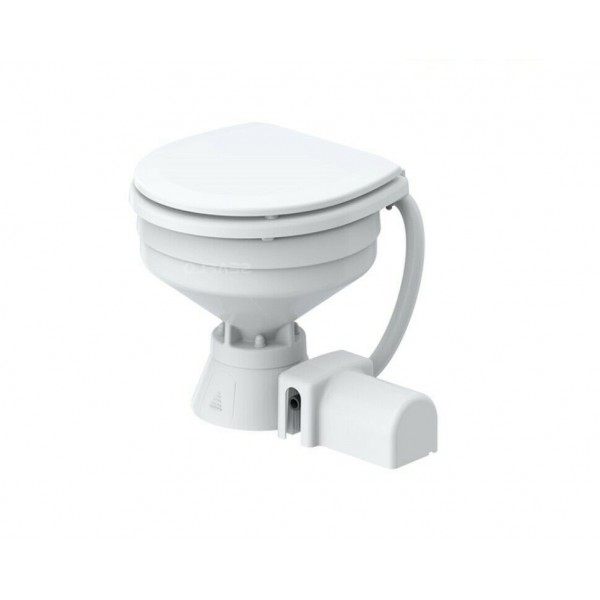 WC marino elettrico 12V in porcellana bianca