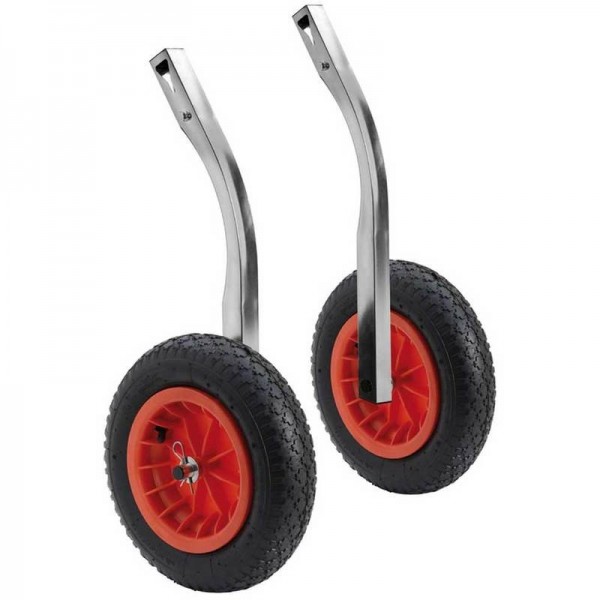 Ruote alaggio a ribalta in acciaio inox sagomate Ruote alaggio a ribalta in acciaio inox sagomate