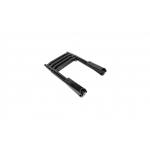 SCALETTA INOX RIBALTABILE TELESCOPICA 4 GRADINI 115X30 PER GOMMONE BARCA NERA