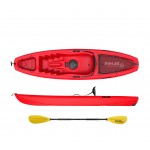 Kayak canoa pimar 10003 red da 266 cm + 1gavone + 1 pagaia + 1 seggiolino + 1 ruotino 