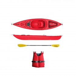 Kayak canoa pimar da 305 cm + 1 gavone + 1pagaia + 1 seggiolino sport + giubbotto di salvataggio