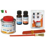 Kit completo in pvc per riparazione gommone