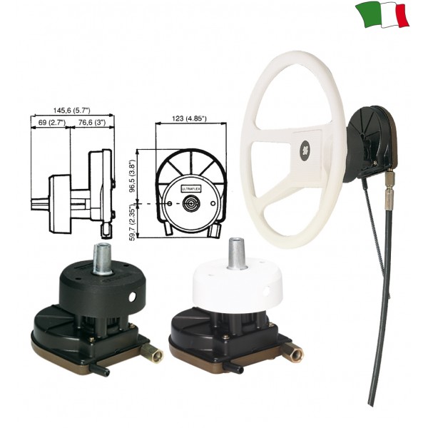 Timoneria rotativa ultraflex t67 