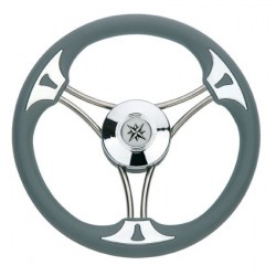 Volante a tre razze grigio