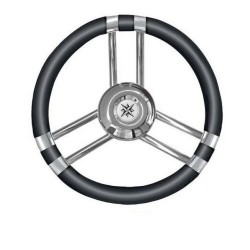 Volante a tre razze diam.35 nero