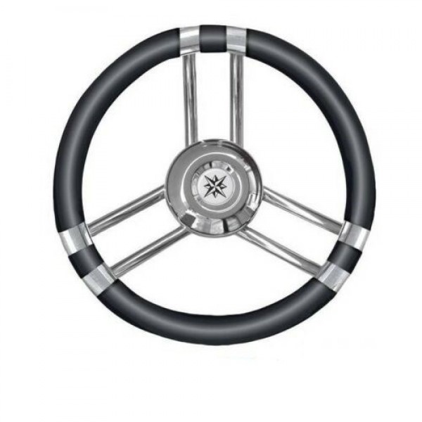 Volante a tre razze diam.35 nero